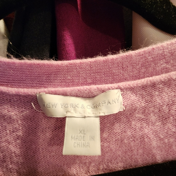 New York & Company pink Sweater - Picture 2 of 2